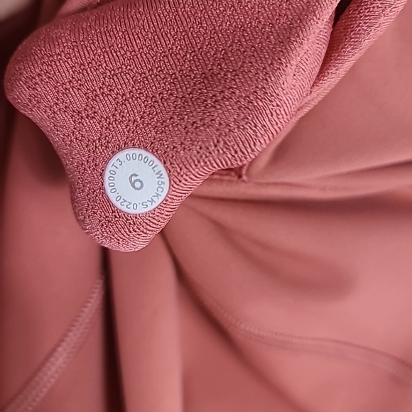 LULULEMON WOMEN'S ALIGNED ANGLES SUPER HIGH RISE TIGHT 28" RUSTIC CORAL SIZE 6 - Picture 8 of 8